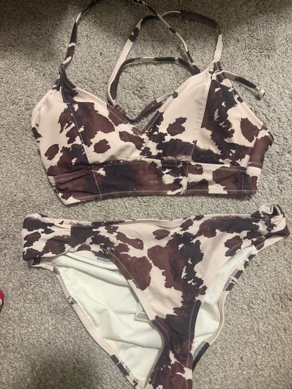 Jessica Simpson Cow Print Bikini